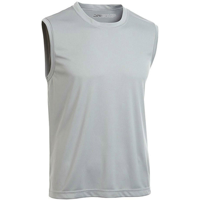 DRIEQUIP Mens Sleeveless Moisture Wicking Muscle T-Shirts. XS-4XL