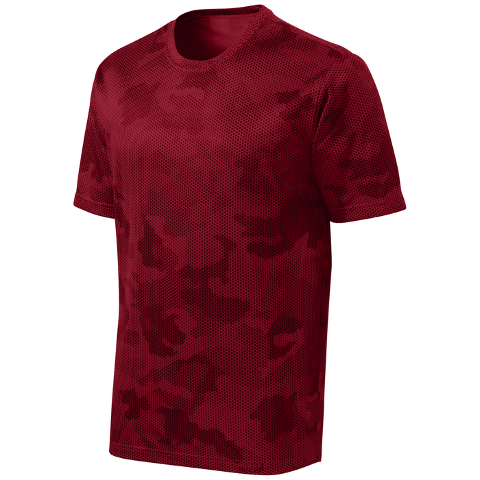 Deep Red CamoHex Tee