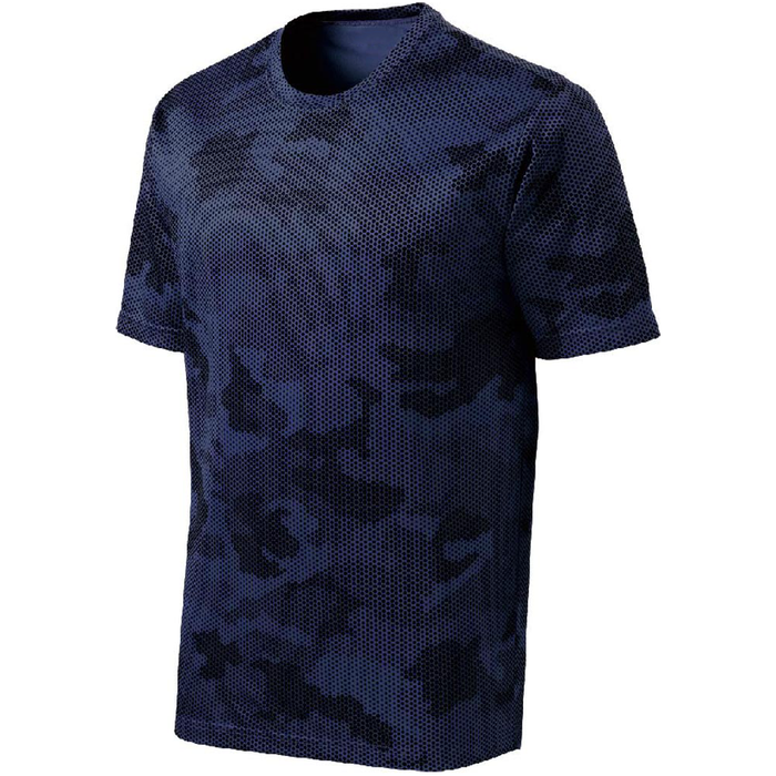 Navy CamoHex Tee