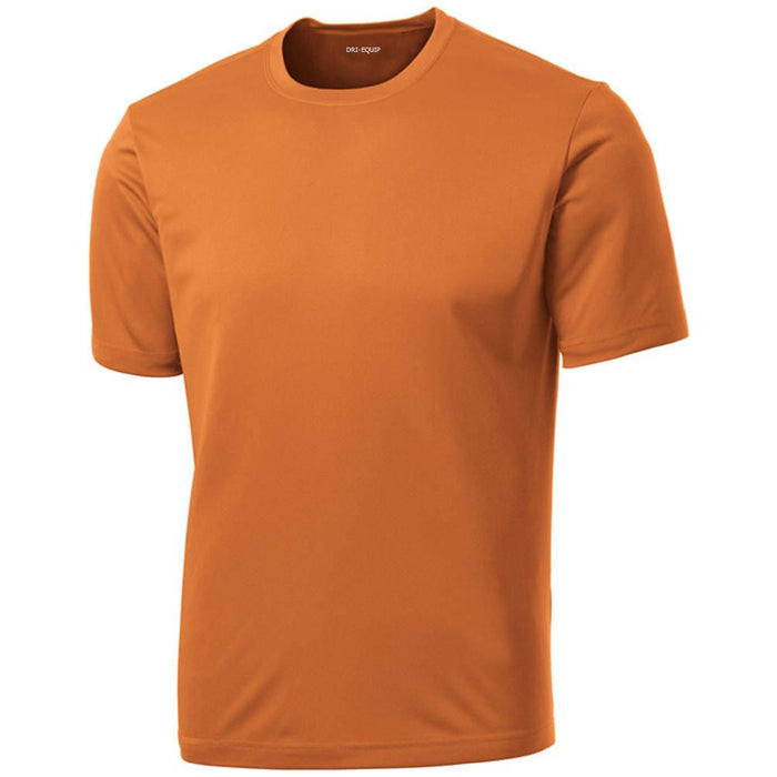 Texas Orange youth moisture wicking shirt