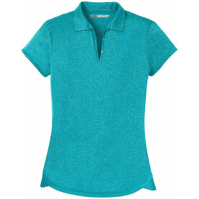 DRI-EQUIP Ladies Moisture Wicking Heather Golf Polos