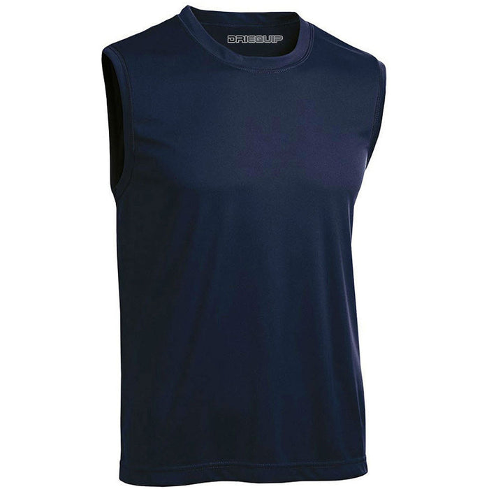 DRIEQUIP Mens Sleeveless Moisture Wicking Muscle T-Shirts. XS-4XL