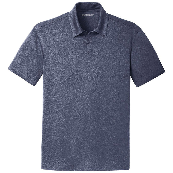 DRI-EQUIP Mens Moisture Wicking Heather Golf Polos