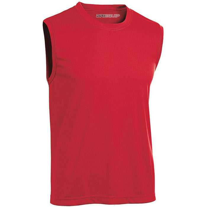 DRIEQUIP Mens Sleeveless Moisture Wicking Muscle T-Shirts. XS-4XL