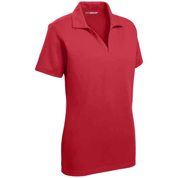 Women's Dri-Equip Short Sleeve Racer Mesh Polo Shirts in Size XS-4XL