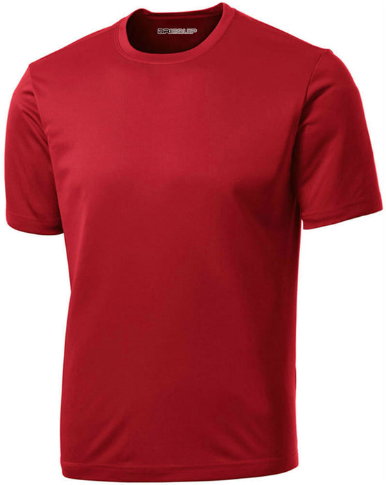 DRIEQUIP Men's Big & Tall Short Sleeve Moisture Wicking Athletic T-Shirts (TALL SIZING)