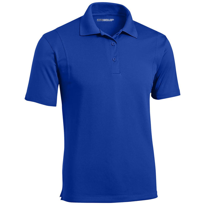 DRI-EQUIP Mens Moisture Wicking Micropique Golf Polos in Regular, Big & Tall