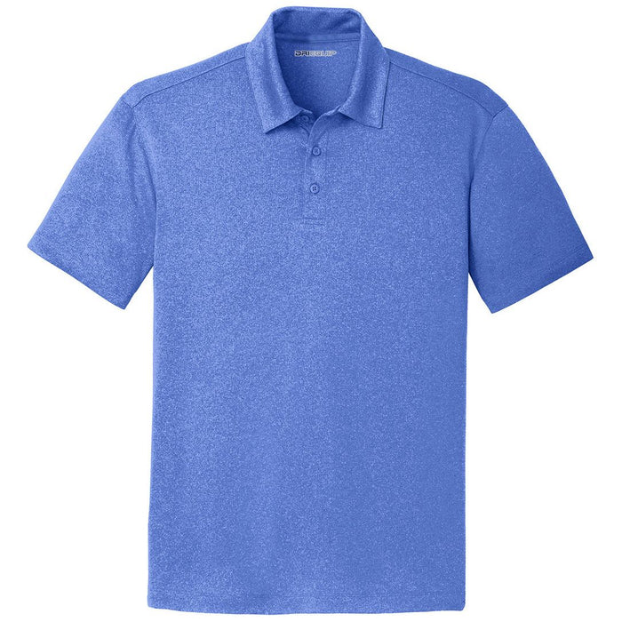 DRI-EQUIP Mens Moisture Wicking Heather Golf Polos