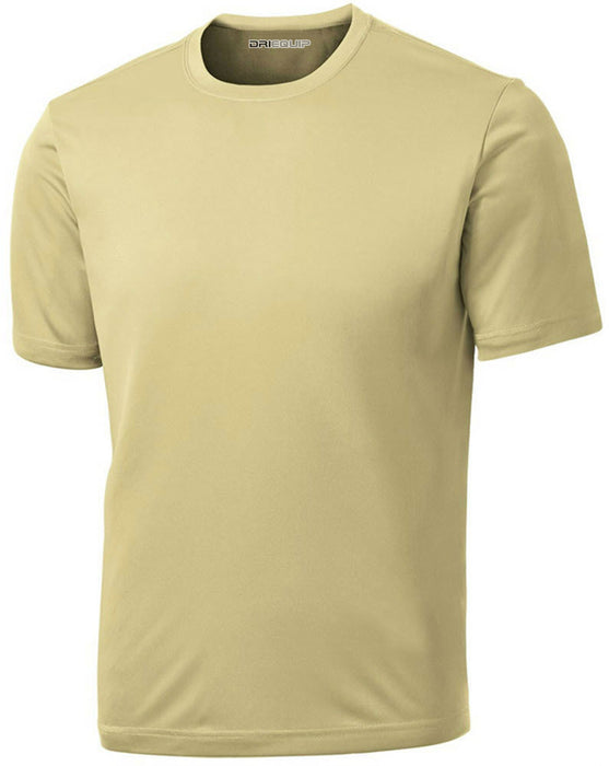 DRIEQUIP Men's Short Sleeve Moisture Wicking Athletic T-Shirts | XS-4XL