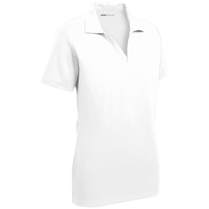 Women's Dri-Equip Short Sleeve Racer Mesh Polo Shirts in Size XS-4XL