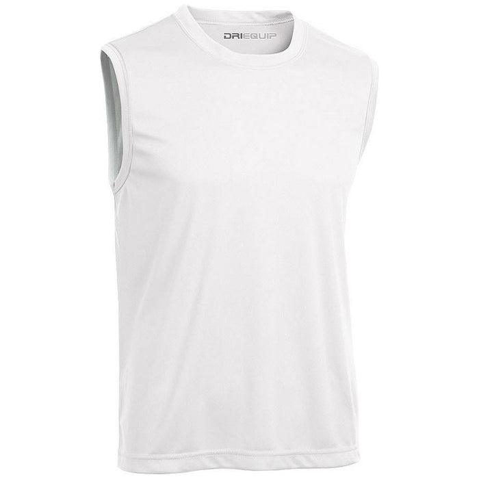 DRIEQUIP Mens Sleeveless Moisture Wicking Muscle T-Shirts. XS-4XL