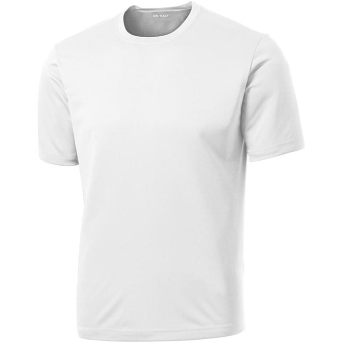 White youth moisture wicking shirt