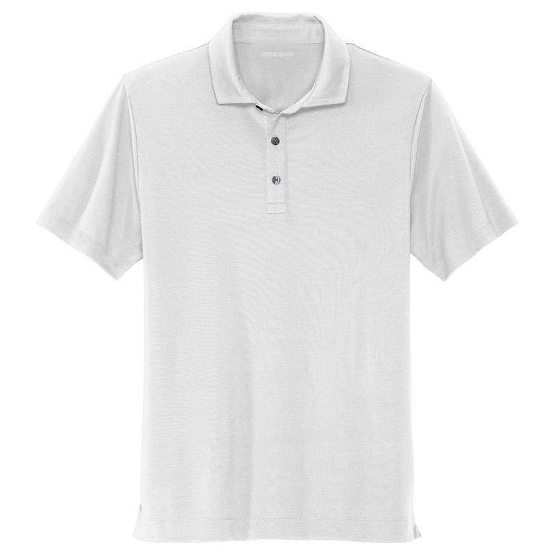 White Men's Comfort-Tech Golf Shirt