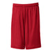 Red Youth Moisture Wicking Shorts